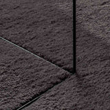 Tappeti per area HUARTE Antracite 140 x 200 cm Poliestere