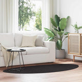 Tappeti per area HUARTE Nero 100 x 200 cm Poliestere