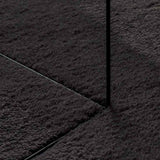 Tappeti per area HUARTE Nero 120 x 170 cm Poliestere
