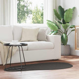 Tappeti per area HUARTE Antracite 80 x 150 cm Poliestere