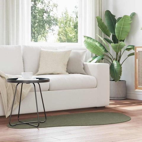 Tappeto HUARTE Verde foresta 80 x 150 cm Poliestere