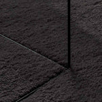 Tappeto HUARTE Nero 140 x 200 cm Poliestere
