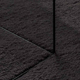 Tappeto HUARTE Nero 140 x 200 cm Poliestere
