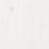 Giroletto senza Materasso Bianco 90x200 cm Legno Massello Pino