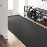 Tappetino Altro Antracite e Nero 120 x 250 cm Poliammide e PVC