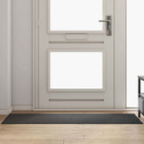 Tappetino Antracite e Nero 60 x 180 cm 100% Poliammide