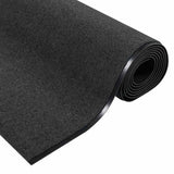 Tappetino Antracite e Nero 120 x 400 cm 100% Poliammide