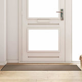 Tappetino Beige e Nero 60 x 180 cm 100% Poliammide