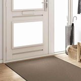 Tappetino Beige e Nero 120 x 300 cm 100% Poliammide
