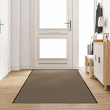 Tappetino Beige e Nero 120 x 400 cm 100% Poliammide