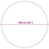 Tappeto Crema 160 x 160 cm Polipropilene