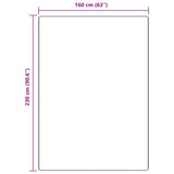 Tappeto Marrone 160 x 230 cm Polipropilene