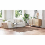 Tappeto Marrone 200 x 200 cm Polipropilene