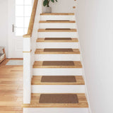 Tappetini Antiscivolo per Scale 15 pcs Giallo 60 x 25 cm PP