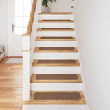 Tappetini Antiscivolo per Scale 15 pcs Giallo 75 x 20 cm PP