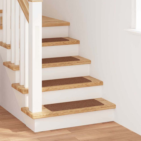 Tappetini Antiscivolo per Scale 15 pcs Giallo 60 x 25 cm PP