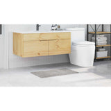 Tappetino da bagno antiscivolo Grigio 50 x 80 cm PP