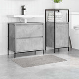 Tappetino da bagno antiscivolo Grigio 50 x 80 cm PP
