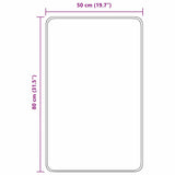 Tappetino da bagno antiscivolo Crema 50 x 80 cm PP