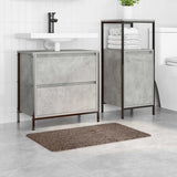 Tappetino da bagno antiscivolo Marrone 50 x 80 cm PP