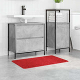 Tappetino da bagno antiscivolo Rosso 50 x 80 cm PP