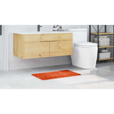 Tappetino da bagno antiscivolo Arancione 50 x 80 cm PP