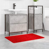 Tappetino da bagno antiscivolo Rosso 60 x 90 cm PP