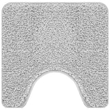 Set di tappetini antiscivolo per il bagno 2 pcs Grigio PP