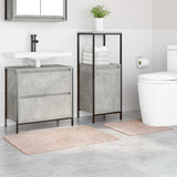 Set di tappetini antiscivolo per il bagno 2 pcs Crema PP