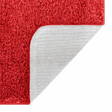 Set di tappetini antiscivolo per il bagno 2 pcs Rosso PP