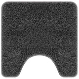 Set di tappetini antiscivolo per il bagno 3 pcs Grigio scuro PP