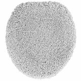 Set di tappetini antiscivolo per il bagno 3 pcs Grigio PP