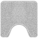Set di tappetini antiscivolo per il bagno 3 pcs Grigio PP