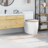 Set di tappetini antiscivolo per il bagno 3 pcs Crema PP