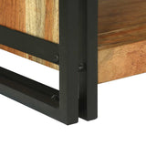 Tavolino da salotto 120 x 50 x 38 cm legno massello di acacia