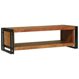 Tavolino da salotto 120 x 50 x 38 cm legno massello di acacia