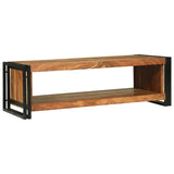 Tavolino da salotto 120 x 50 x 38 cm legno massello di acacia
