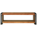 Tavolino da salotto 120 x 50 x 38 cm legno massello di acacia