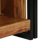 Tavolino da salotto 90 x 50 x 38 cm legno massello di acacia