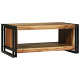 Tavolino da salotto 90 x 50 x 38 cm legno massello di acacia