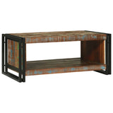 Tavolino da salotto 90 x 50 x 38 cm legno massello di riciclo