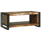 Tavolino da salotto 90 x 50 x 38 cm legno massello di riciclo