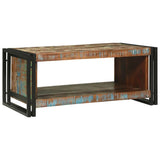 Tavolino da salotto 90 x 50 x 38 cm legno massello di riciclo