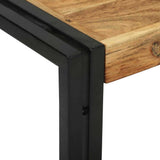Tavolino da salotto 2 pcs Marrone legno massello di acacia