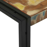 Tavolino da salotto 2 pcs Multicolore legno massello di riciclo