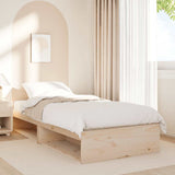 Dormeuse con Materasso 90x200 cm in Legno Massello di Pino