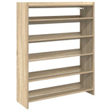 Scarpiera Rovere Sonoma 80x25x100 cm in Legno truciolato