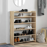 Scarpiera Rovere Sonoma 80x25x100 cm in Legno truciolato