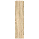 Scarpiera Rovere Sonoma 80x25x100 cm in Legno truciolato