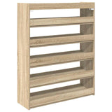Scarpiera Rovere Sonoma 80x25x100 cm in Legno truciolato